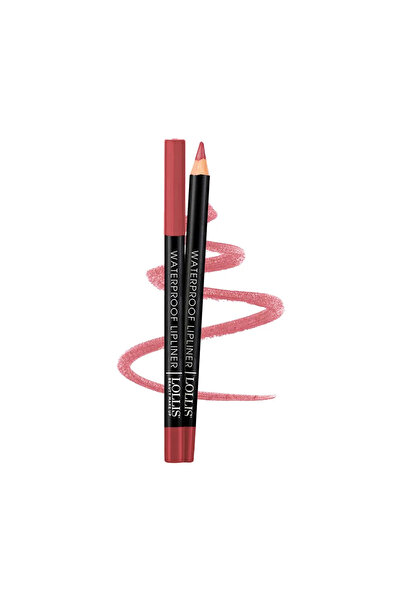 Lollis Water-Resistant Lip Liner 201 Rosy Sand