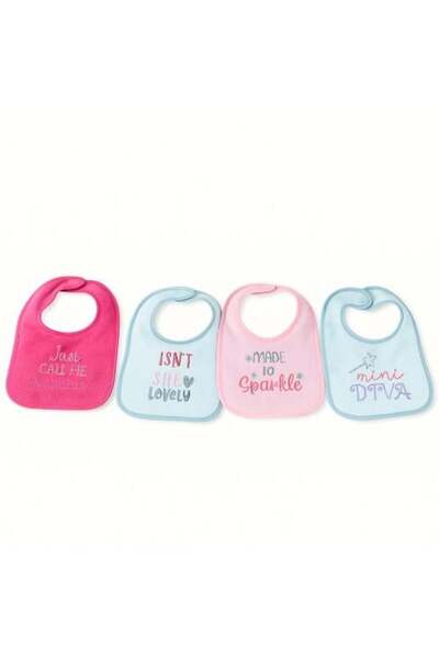 Generic Baby Bib Set - 4 Pieces