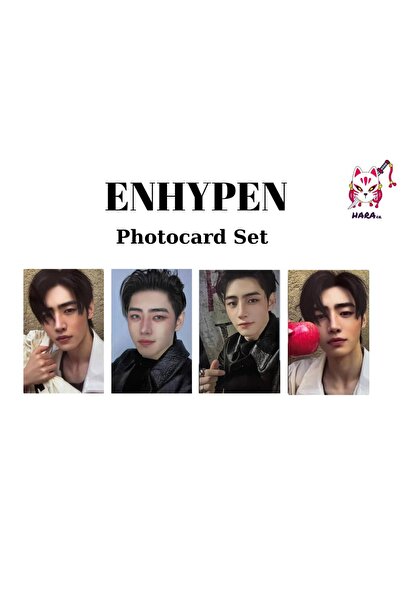 Hara Company مجموعة بطاقات صور سونغون من ألبوم "فانيش" لفرقة إينهايبن (4 قطع)...