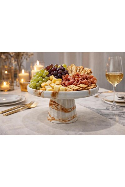 MEKHOME Ayaklı Sunumluk , Çerezlik , Meyve Sunum , Pasta ,Tatlı ,Servis