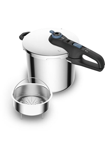 TEFAL Secure Trendy pressure cooker P2584401, 8l, 2 programs (meat and vegeta...