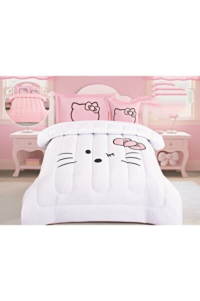 alzawia Single Duvet , 4 pieces, summer design, unique double-sided print