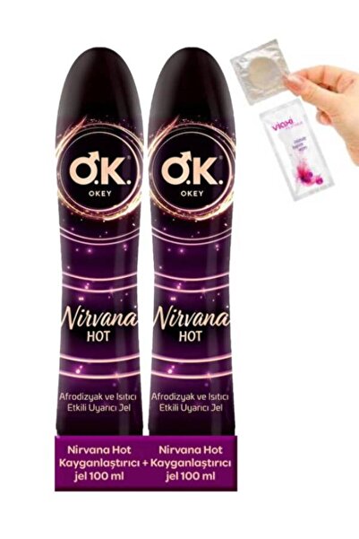 Okey Nirvana Hot Uyarıcı Kayganlaştırıcılı Jel 2'li Set 200 ml+Genital Hijyen...