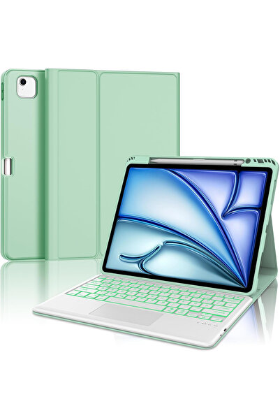 OEM Husă compatibilă cu iPad Air 13 M2/M3 (2025/2024). Husă magnetică, touchp...