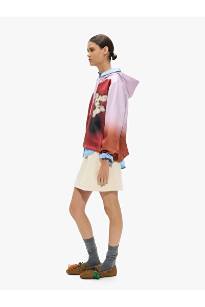 PARFOIS Kadın Çiçek Desenli Sweatshirt