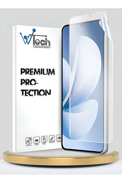 Wtech Realme Note 70 4G 2025 غشاء هيدروجيل فاخر رقيق ومرن وشفاف