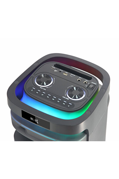 AKAI Boxa activa portabila Akai, Sonic X8, 50W, Bluetooth, USB, MicroSD, AUX-in, Afisaj LED