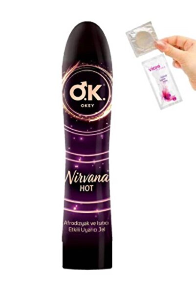Okey Nirvana Uyarıcı Kayganlaştırıcılı Jel+Genital Hijyen Mendil/Prezervatif
