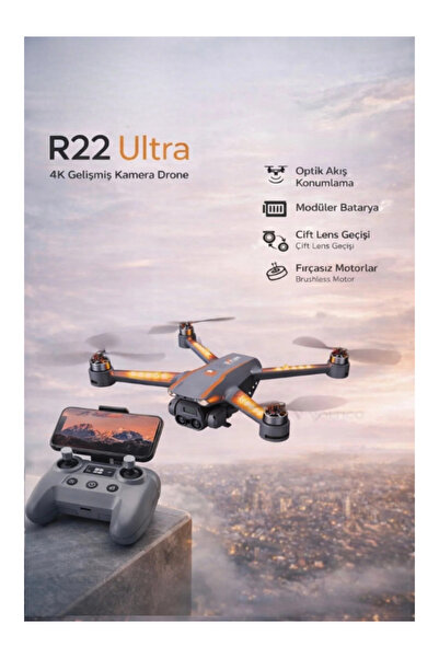 CaseTechnoo Katlanabilir HD Kameralı Drone – Çift Lensli, Optik Akış Sabitlem...