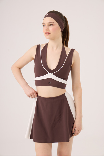 HOLLY LOLLY V-Neck Stella Bustier Brown