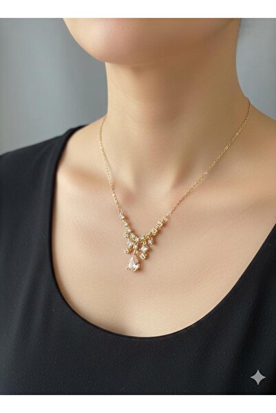 Flame KADIN TAŞLI ZARİF KOLYE