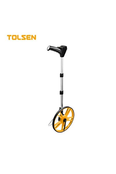 TOLSEN Digital Measuring Wheel – 0–99999.9m/ft, 318mm Wheel, Retractable Alum...