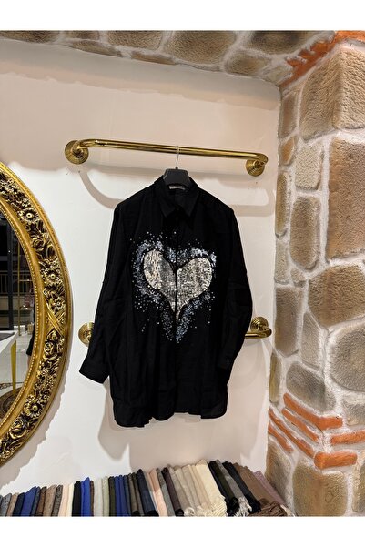 EB SCARF Embroidered Linen Shirt