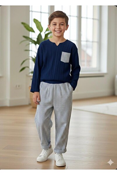 Zelhankids 100% Cotton Men's Muslin Umrah Suit