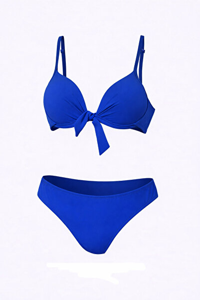 CUPSEA Bow-Tie Half-Support Bikini Set
