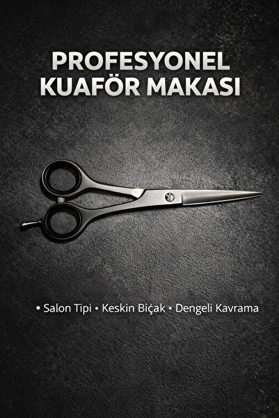 SARAH Profesyonel Kuaför Makası – Salon Tipi – Ultra Keskin Bıçak – Ergonomik...