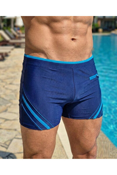 embody Chiloți de baie pentru bărbați cu boxeri, șnur de fixare și buzunar cu...