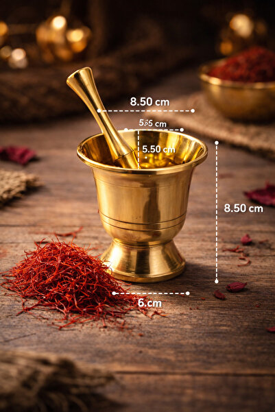 india Fine copper saffron mortar