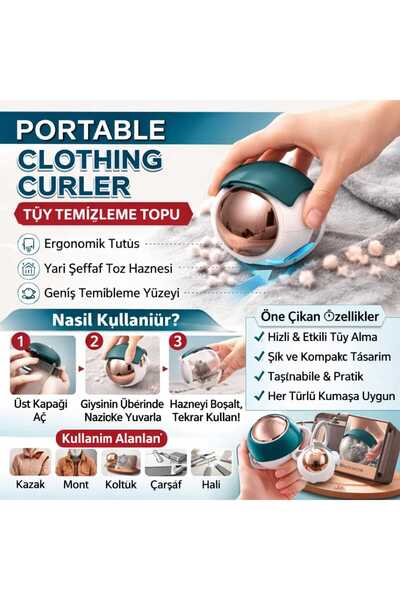 Banum Luxury Portable and Washable Lint Hair Collector Hair Dust Clothes Clea...