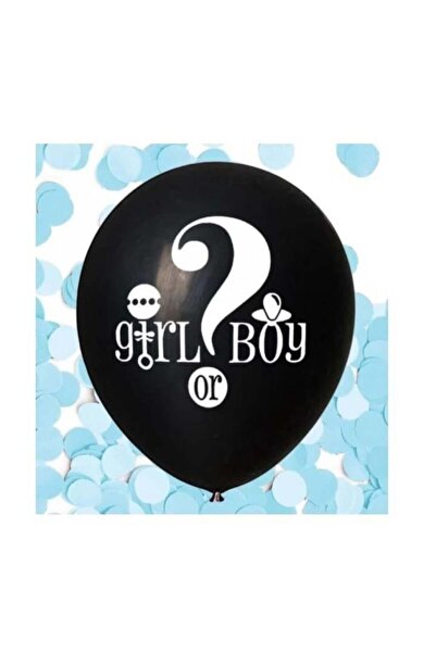DODOMAR Gender Reveal Balloon Confetti Blue 36 Inch