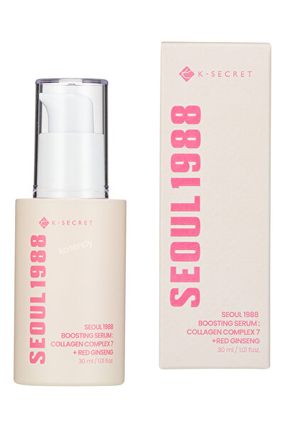 KSECRET Seoul 1988 Boosting Serum: Collagen Complex 7 + Red Ginseng - Kırışık...
