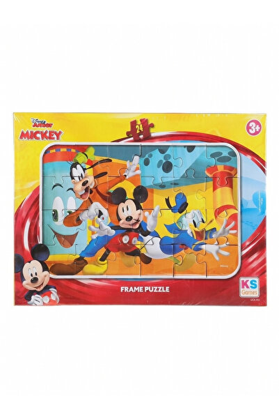 Ks Games 24 Piece Mickey Frame Puzzle - Educational Puzzle for Children