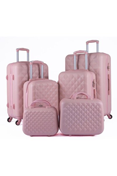 LİMRA A set of 6 modern wheeled luggage bags