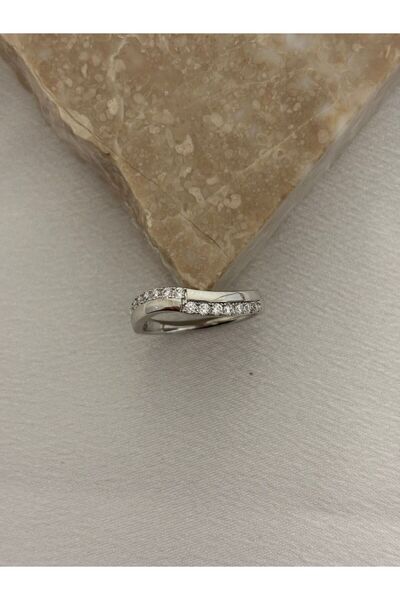 XUPING JEWELRY Silver 14K Vip Zirkon Taşlı Çelik Yüzük