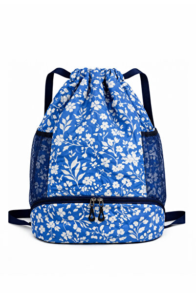 woys Floral Pattern Women Backpack Football Fitness Basketball Travel School ...