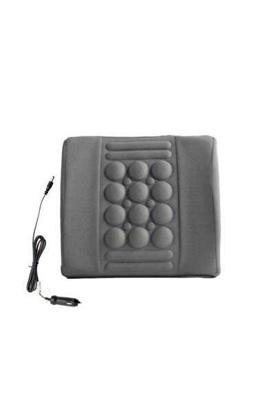Generic Electric Massage Waist Support Lumbar Cushion for Car – Gray