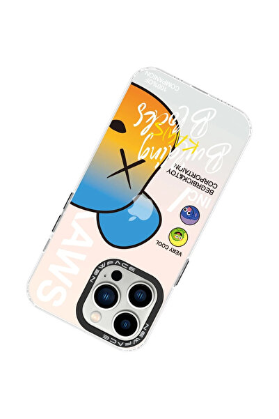 isiltikidsmoda Newface iPhone 14 Pro Case Estoril Patterned Cover - Estoril - 6