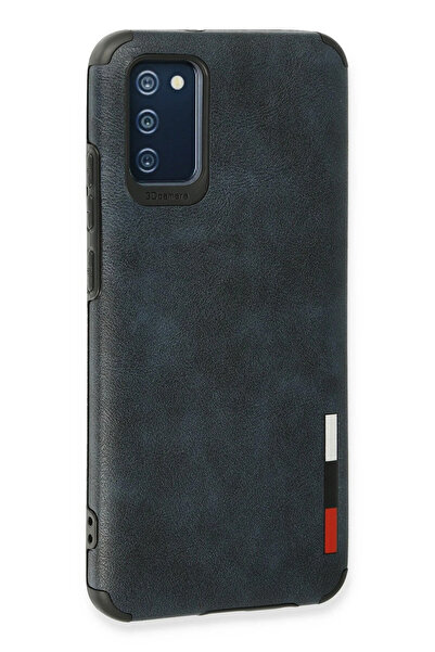 isiltikidsmoda Newface Samsung Galaxy A03S Case Loop Leather Silicone - Navy ...