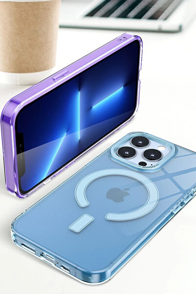 isiltikidsmoda Newface iPhone 14 Pro Max Case Troy Magsafe Cover - Purple
