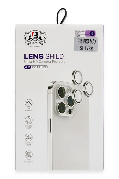 isiltikidsmoda Newface iPhone 16 Pro Max Bilvis Titan Camera Lens - Titan Gray