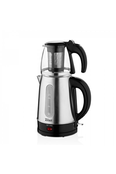 Floria 2 in 1 set electric mug + kettle ZLN-3581, 2200W, stainless steel/blac...