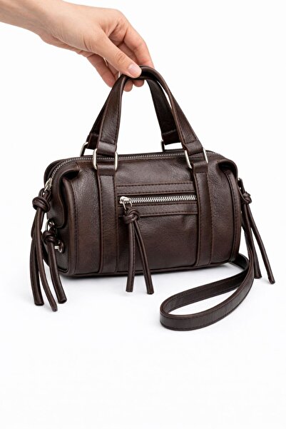 ÇANTAM GELSİN Women's Cylinder Model Hand and Shoulder Bag Size (25X14 cm)