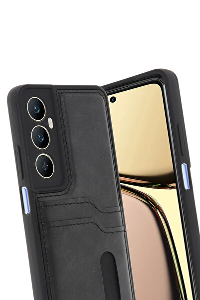 isiltikidsmoda Newface Realme C65 Sara Leather Case with Business Card Holder...