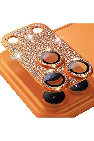 corcishop iPhone 17 Pro Premium Ar+ Af+ Framed Diamond Full Protection Full S...