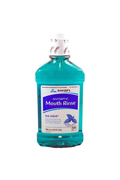 Swan Mouthwash, SWAN, Ice Mint, Fresh Breath, Daily Use, 500ml