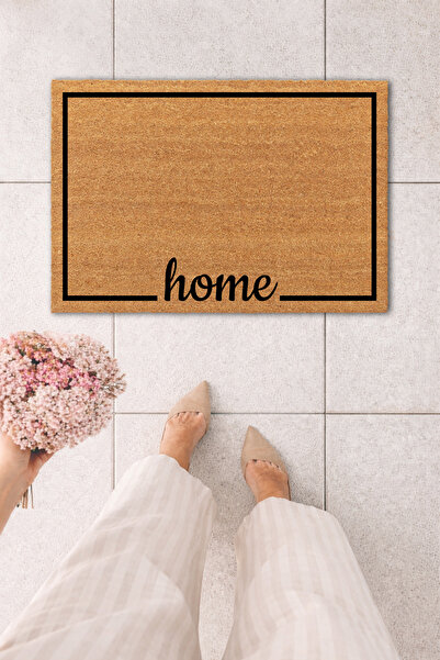 Koko Kapı Önü Home Çerçeve Baskılı Paspas