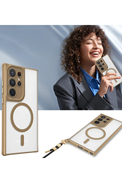 isiltikidsmoda Newface Samsung Galaxy S23 Ultra Case Enka Magsafe Silicone Ca...