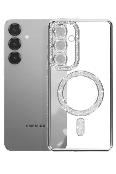 isiltikidsmoda Joko samsung galaxy s26 joke simli magneticsafe case - silver