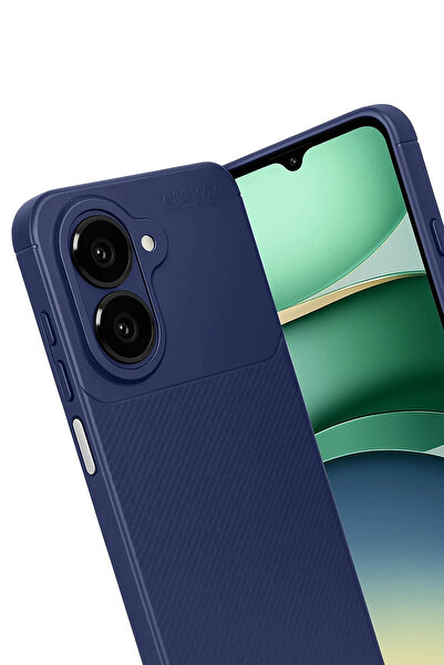 isiltikidsmoda Newface Samsung Galaxy A07 4g Auto Focus Carbon Cover - Navy Blue