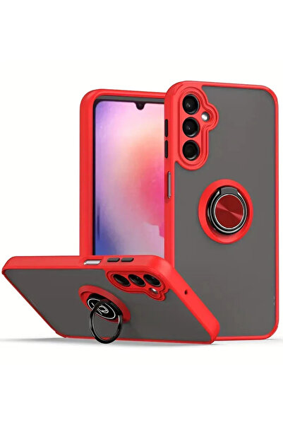 isiltikidsmoda Newface Samsung Galaxy A17 5g Montreal Ring Silicone Cover - Red