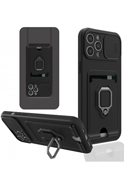 isiltikidsmoda Newface iPhone 12 Pro Case Zuma with Business Card and Ring Si...