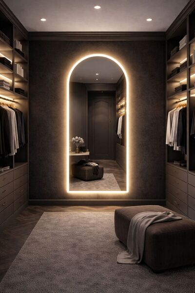 eagle mirror "Endless26" Led Işıklı Dokunmatik Sensörlü Boy Aynası Makyaj Aynası