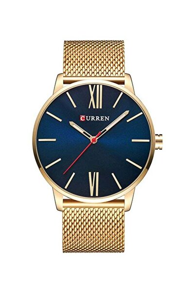 Curren men Water Resistant Analog Watch 8238 - 44 mm - Gold