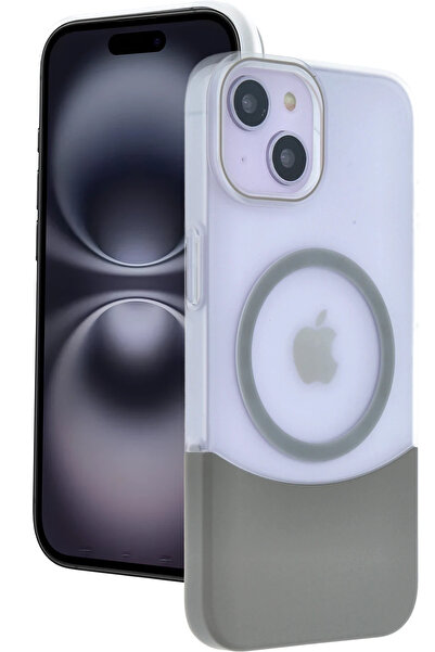 isiltikidsmoda Joko iPhone 14 Velar Magsafe Cover - Natural Gray