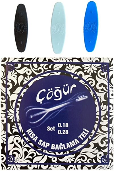 My Yonca Çöğür short handle binding saz 0.18 full set wire + 3 tezene