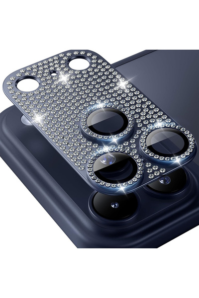 corcishop iPhone 17 Pro Premium Ar+ Af+ Framed Diamond Full Protection Full S...